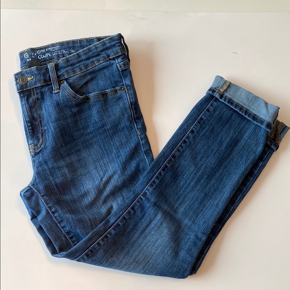 GAP Blue Jeans Girlfriend Cut